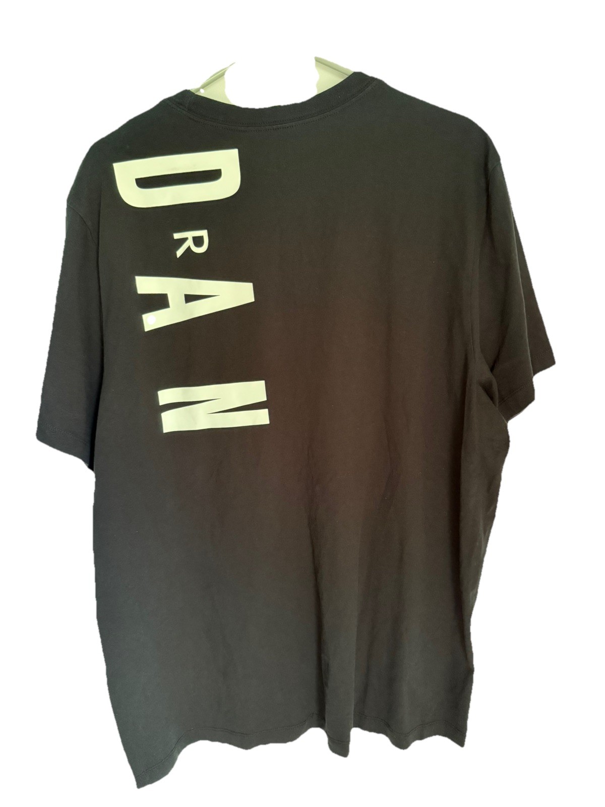 Men's Air Jordan T-Shirt Black Spell-Out Jumpman 2XL NBA gallery