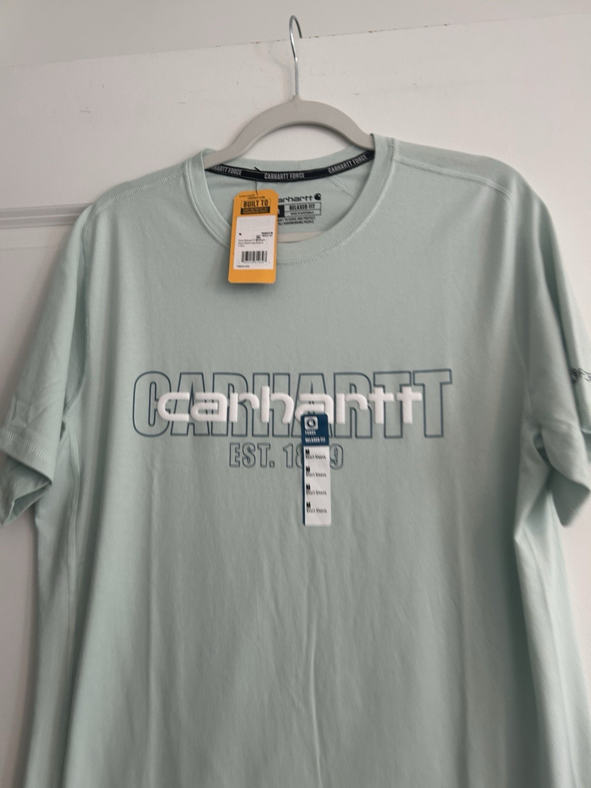 NWT Carhartt Men's Bundle Tees (2) Pcs/ See Full Description /Size Medium gallery