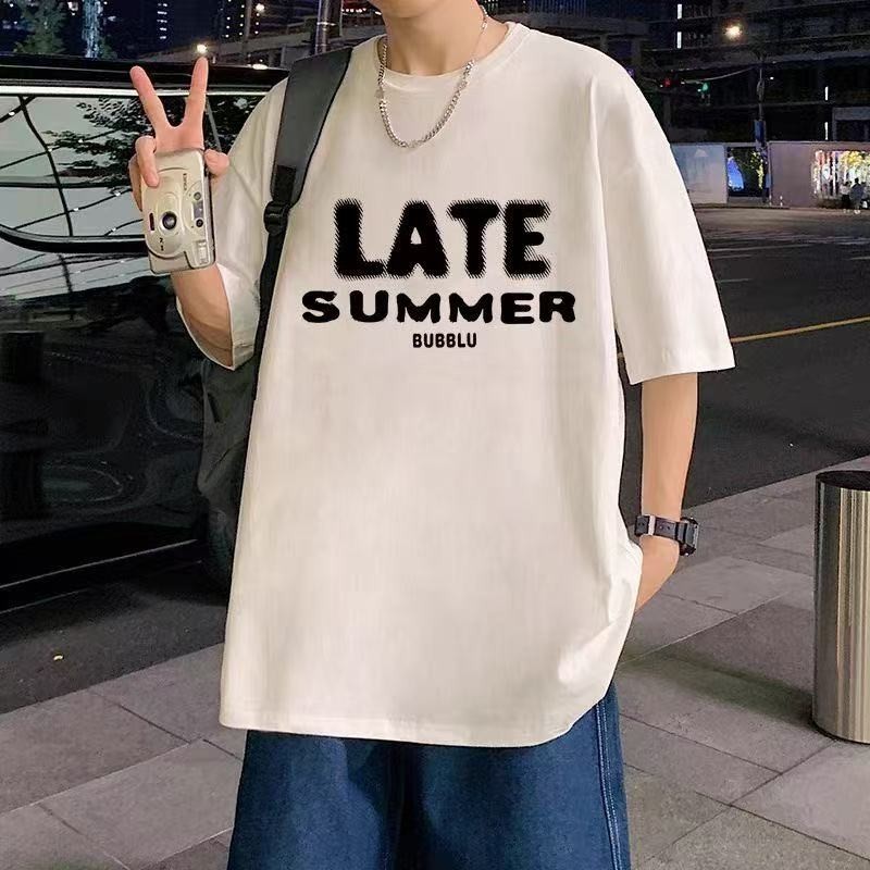 Men’s Crew Neck Simple Comfort Cotton T-Shirt Short Sleeve WHITE 2XXS
