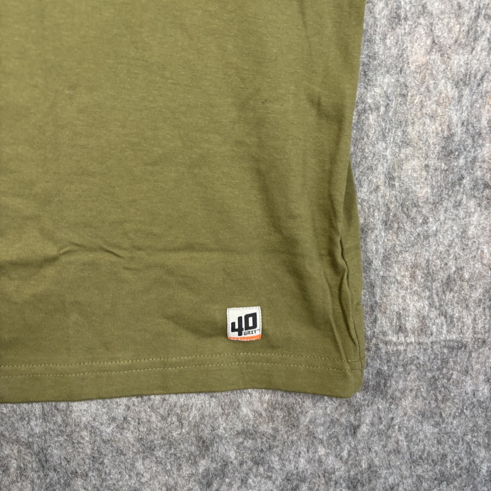 Duluth Trading 40 Grit T-Shirt Men's XXL Short Sleeve Cotton Green Pocket New gallery