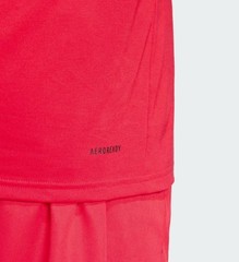 Adidas Train Essentials Feelready Training Tee. Red Medium