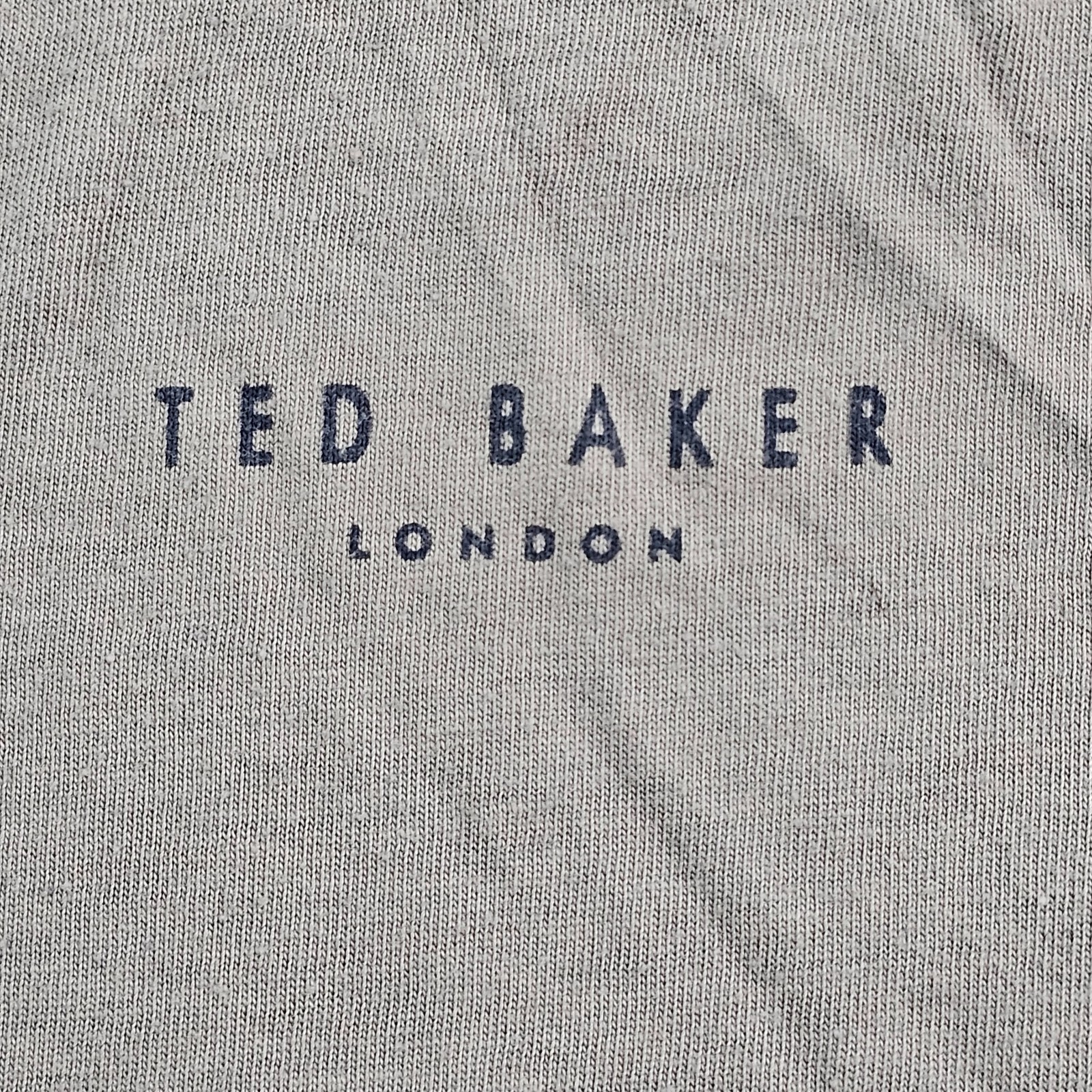 Ted Baker London Gray Short Sleeve Polyester Blend T-Shirt Men's L gallery