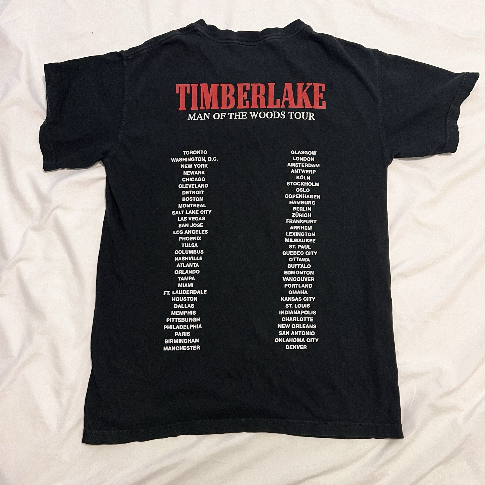 Heron Preston Justin Timberlake Tour Tee Small gallery