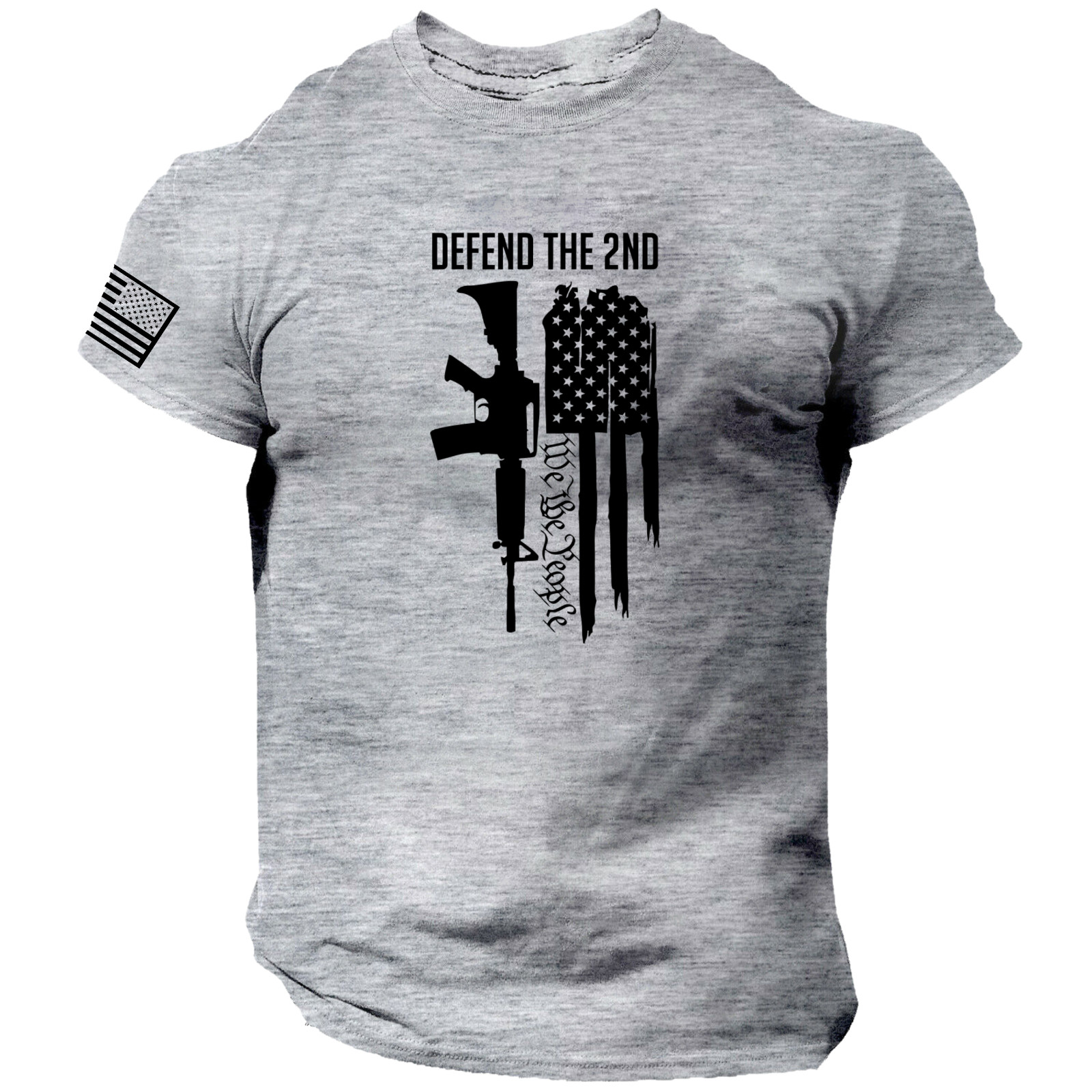 Defend The 2nd Amendment T-Shirt, American Flag, We The People, USA, 1776, 2A gallery