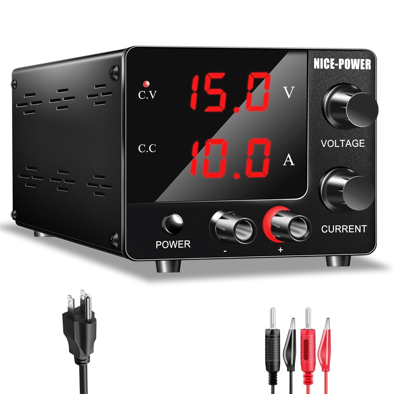 150W DC Power Supply 0-30V 0-10A with LED Display & Encoder – Ideal for DIY