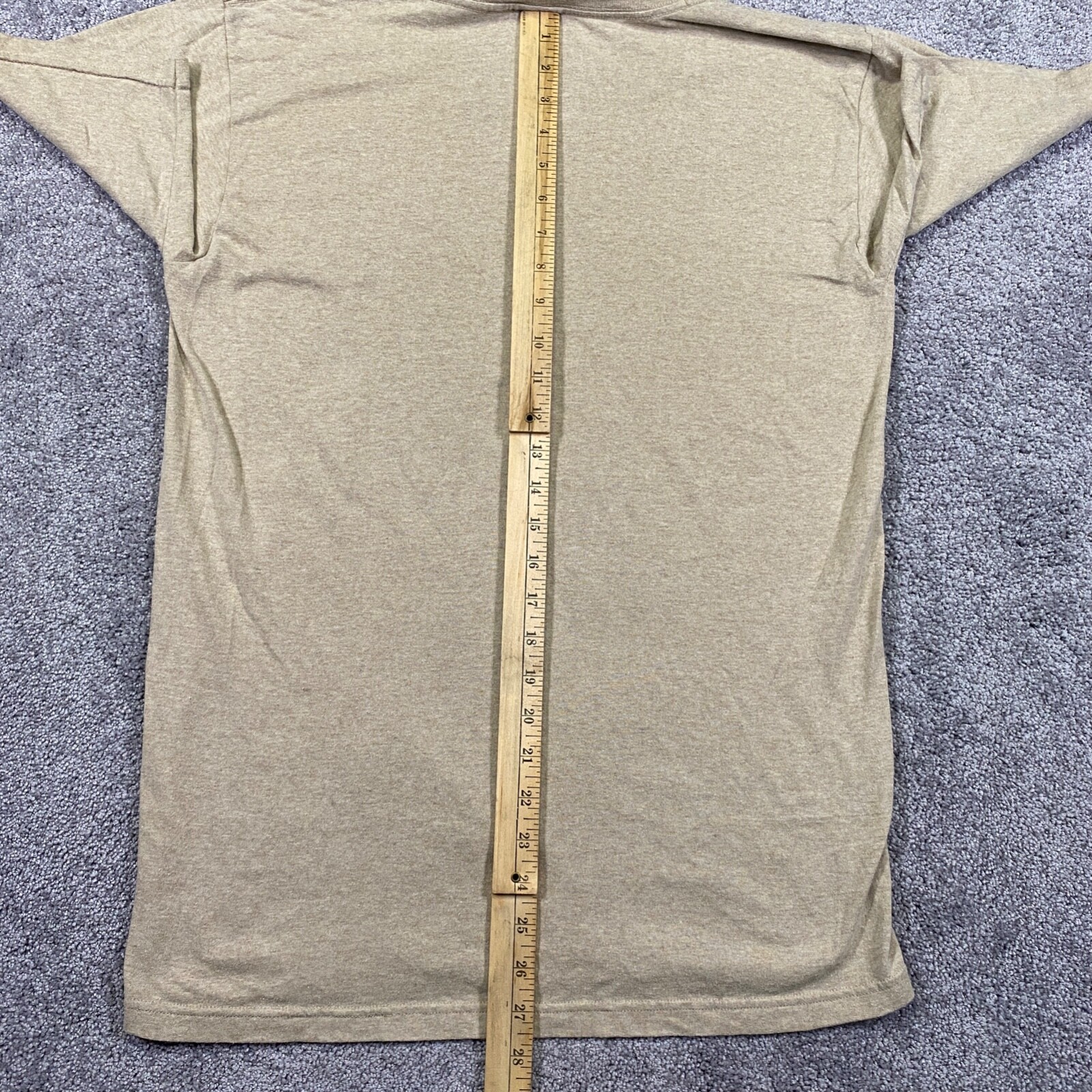 Yellowstone Park Shirt Mens Small Beige Eco Mountain Graphic Tee Bison Wolf Y2K gallery