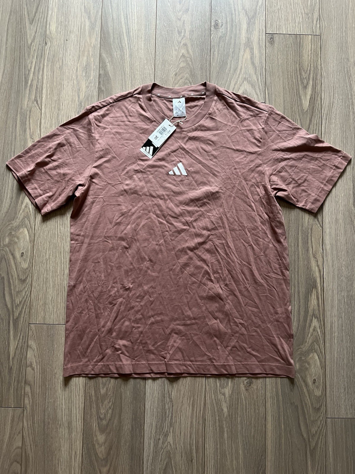 Adidas Graphic Logo Cotton Regular Fit T-Shirt Mens XL Warm Clay £20 RRP BNWT gallery
