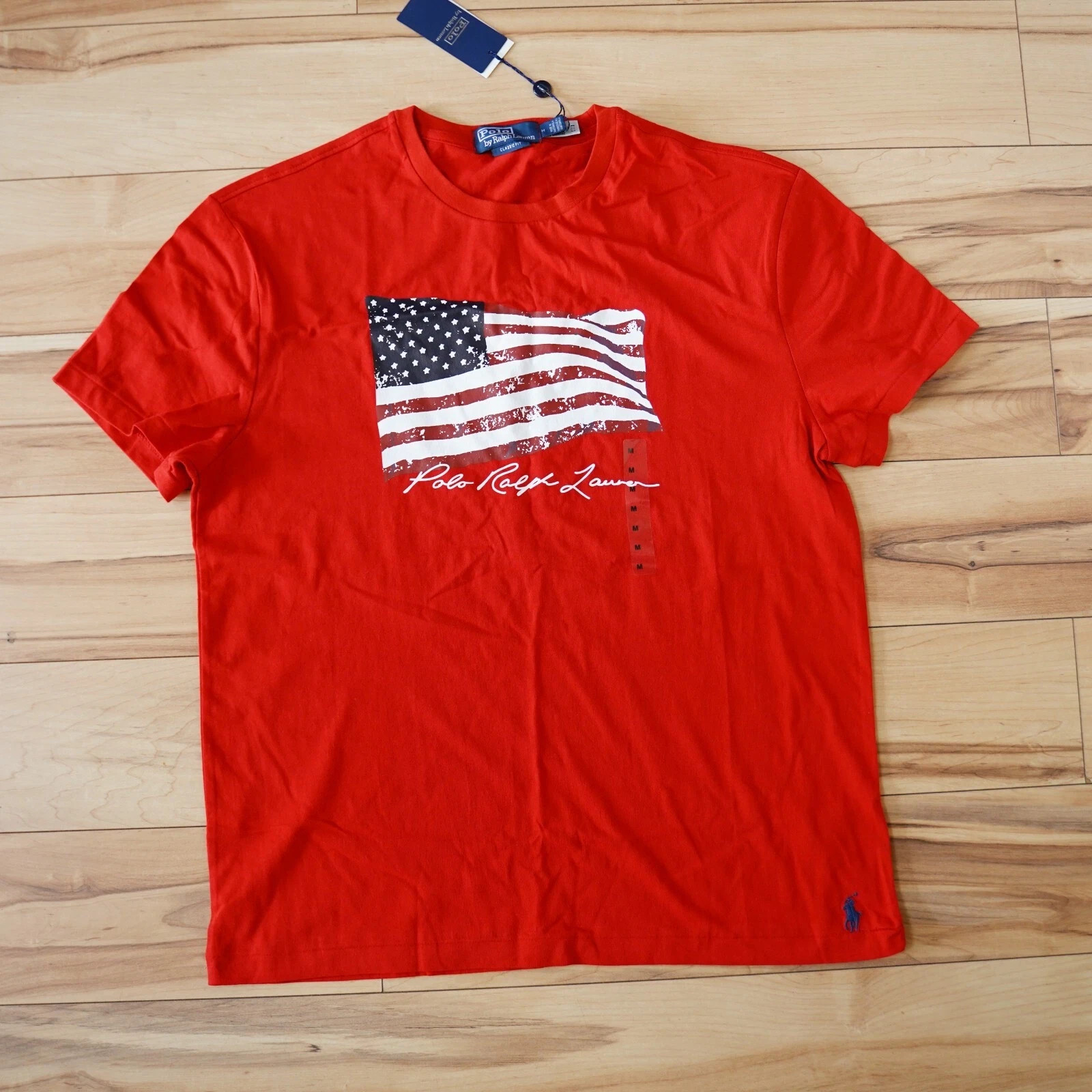 Polo Ralph Lauren Men's Stars & Stripes Big Pony USA Flag T-Shirt gallery