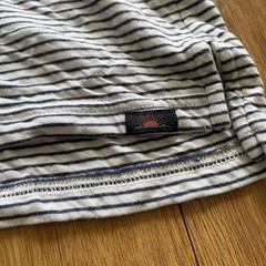 Faherty Cloud Cotton Stripe Polo Mens XL Short Sleeve Black White