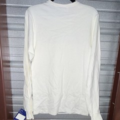 Champion Heritage Men’s White Cotton Jersey Logo Long Sleeve Crew Neck Tee S