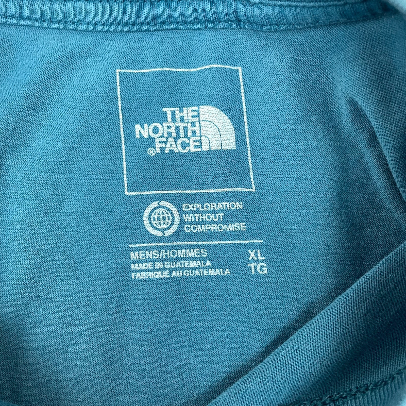 The North Face Easy T Shirt Mens XL Blue Logo Exploration Without Compromise gallery