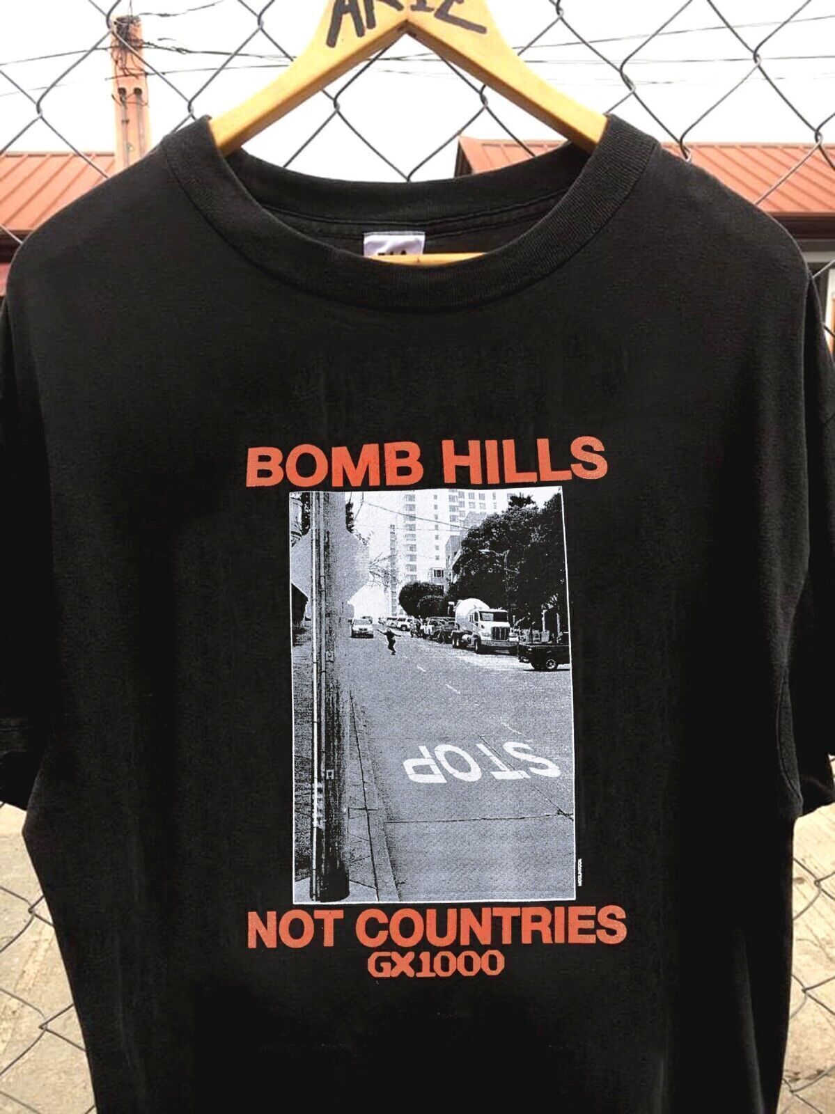 Bomb Hills Not countries Cotton Black T-Shirt All sizes gallery