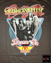 AEROSMITH cd cv DREAM ON TRIANGLE Official SHIRT 2X New toys attic pump grip OOP