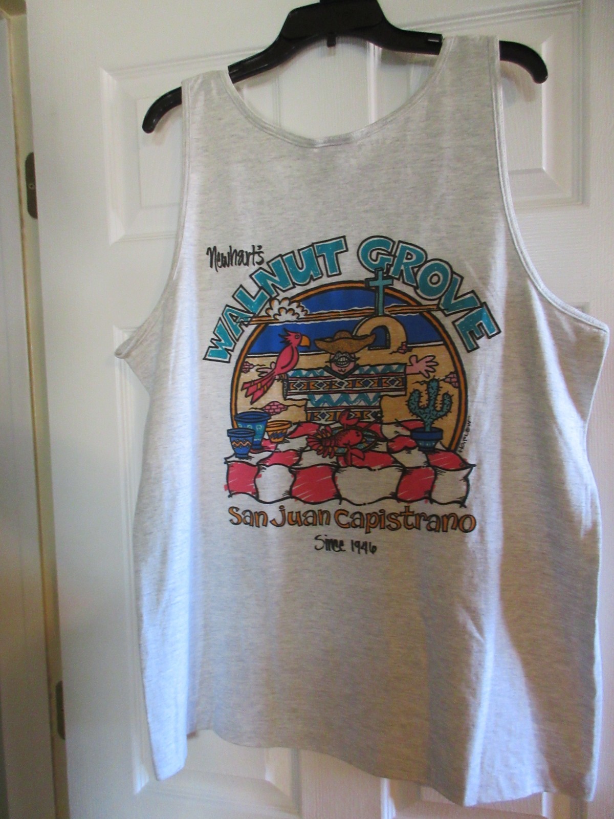 NEW XL Vintage 90s Newhart's WALNUT GROVE San Juan Capistrano California Tourist gallery