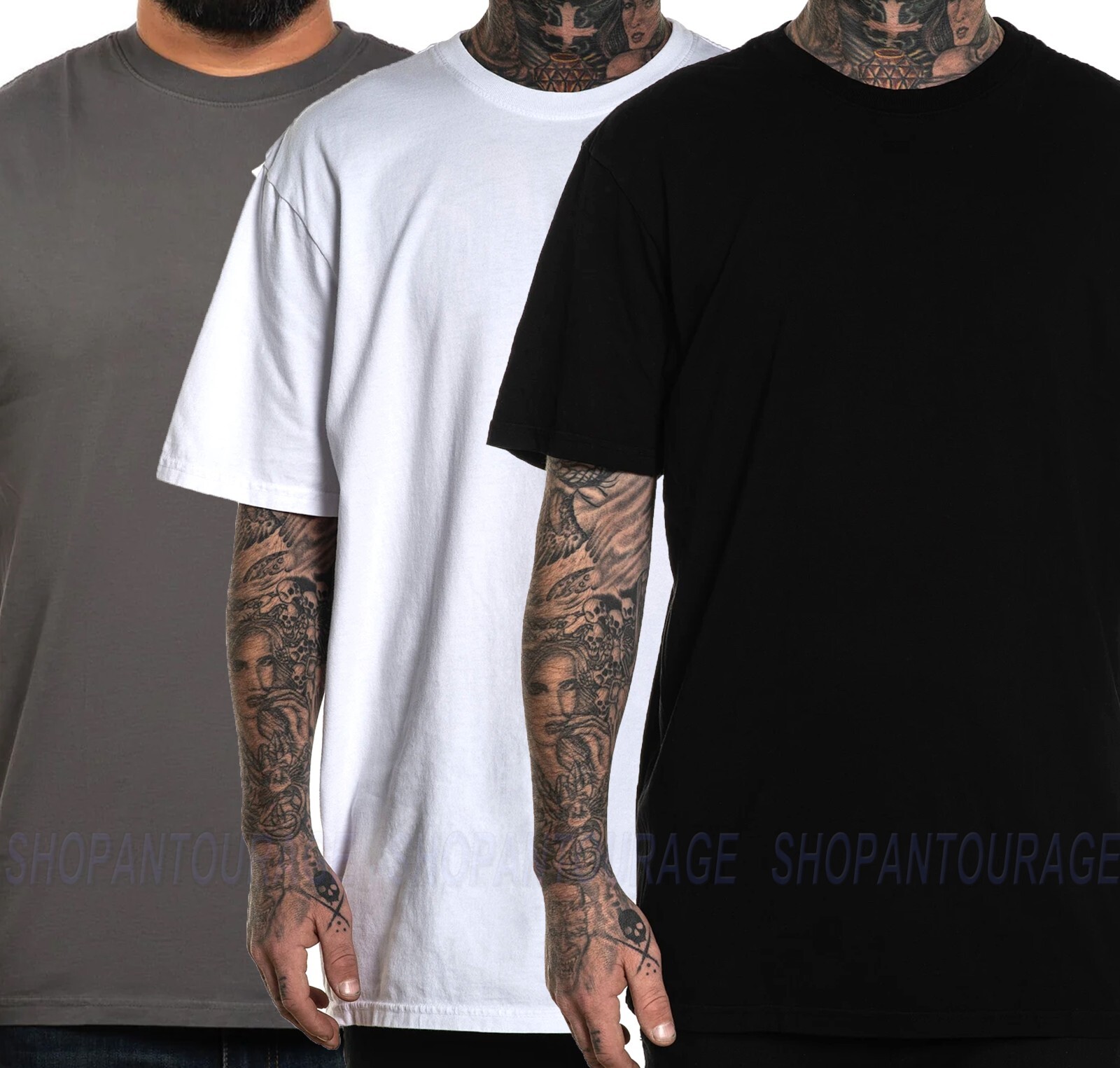 Sullen Solids SCM4199 Premium Basic Plain Short Sleeve T-shirt For Men 3 Colors gallery
