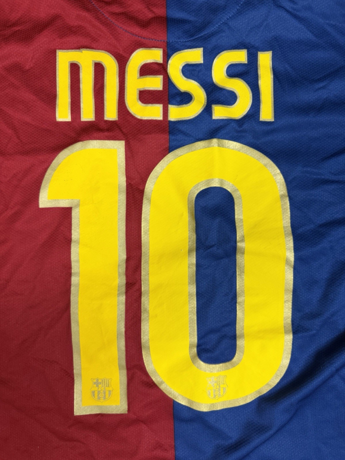 FC BARCELONA SPAIN 2008 2009 HOME FOOTBALL SHIRT JERSEY NIKE 10 MESSI 286784-655 gallery