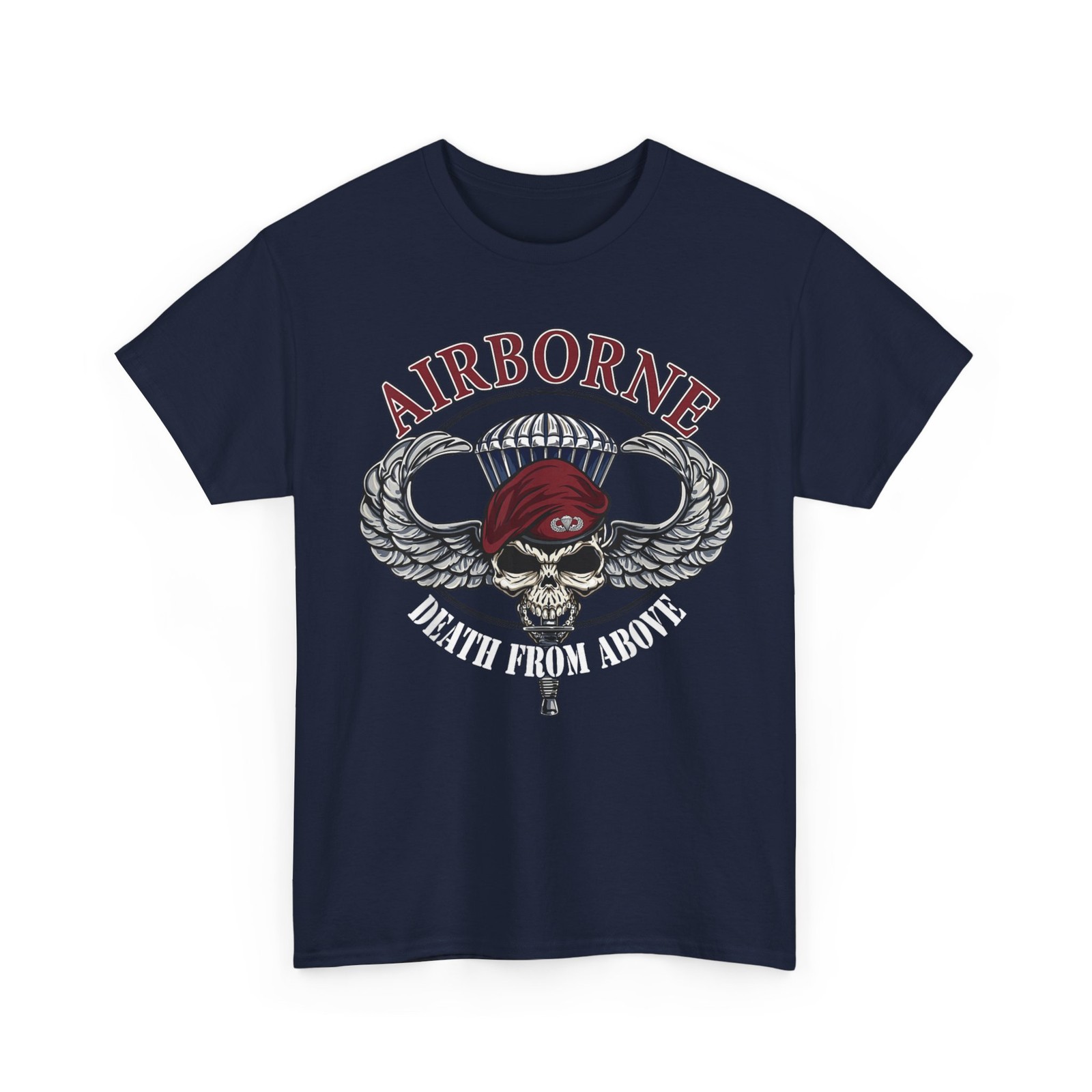 Airborne Death from Above Shirt, Paratrooper Veteran Military T-Shirt gallery