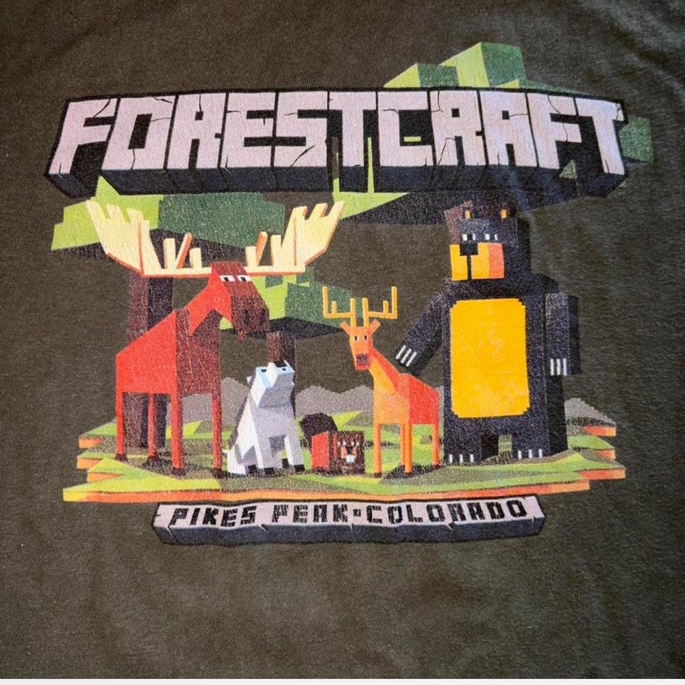 The Duck Co. Forestcraft Pikes Peak Colorado Short Sleeve Adult T-shirt Small