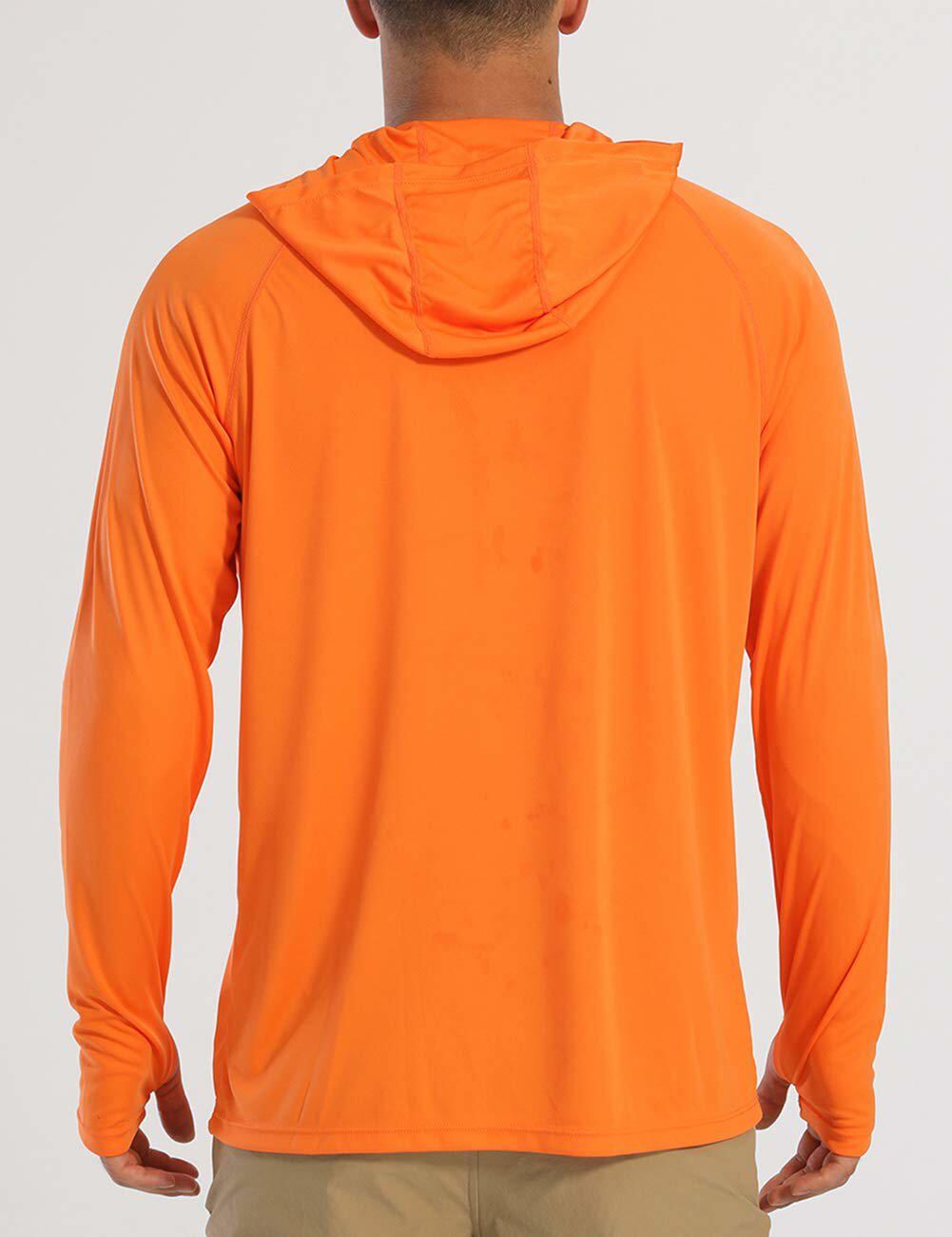 UPF50+ Mens UV Shirts Sun Protection Hoodie Outdoor Fishing Long Sleeve Casual T gallery