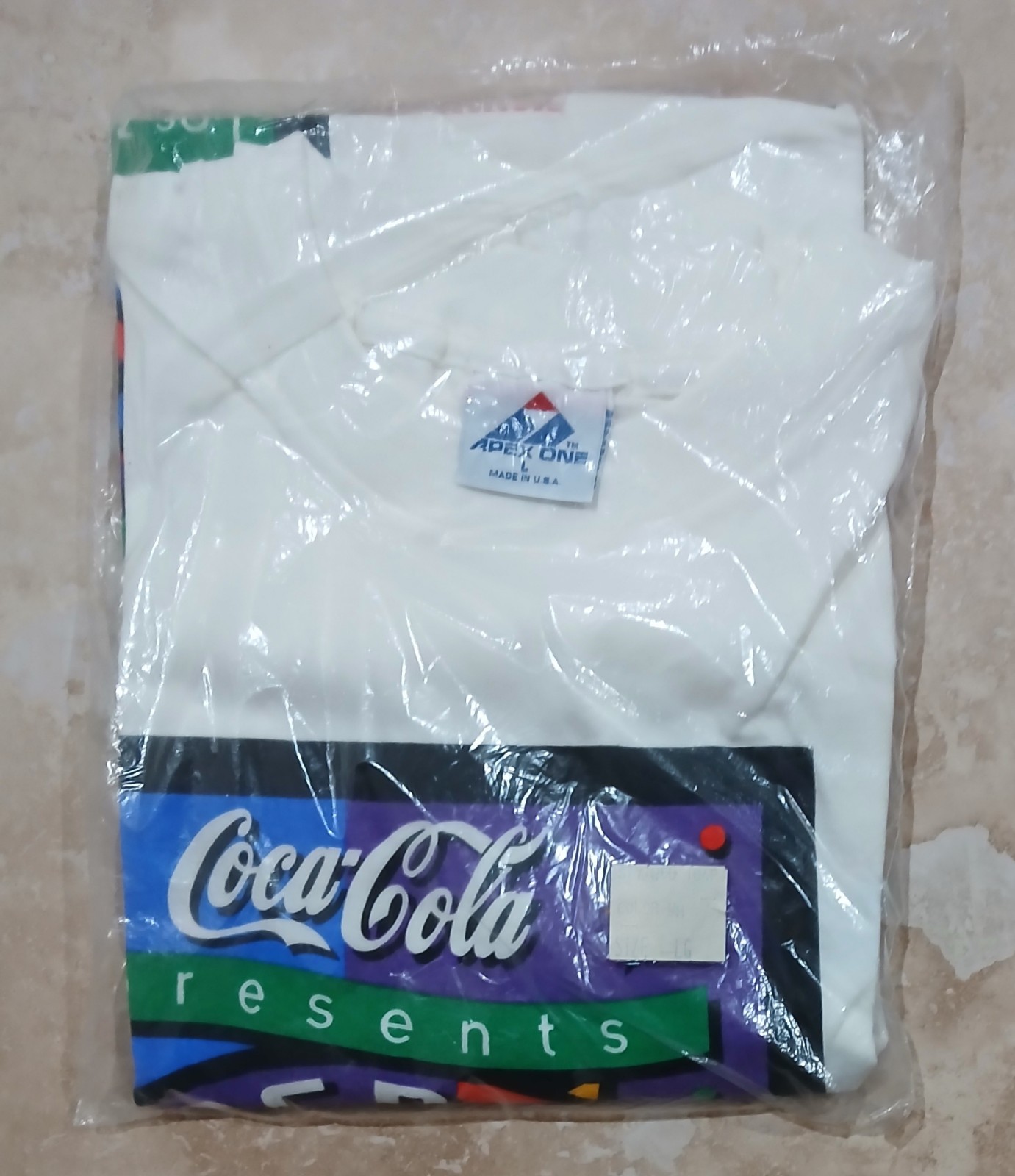 ** NOS Vintage Coca Cola 1994 World Cup Soccerfest STAFF T-Shirt LARGE 1990s ** gallery