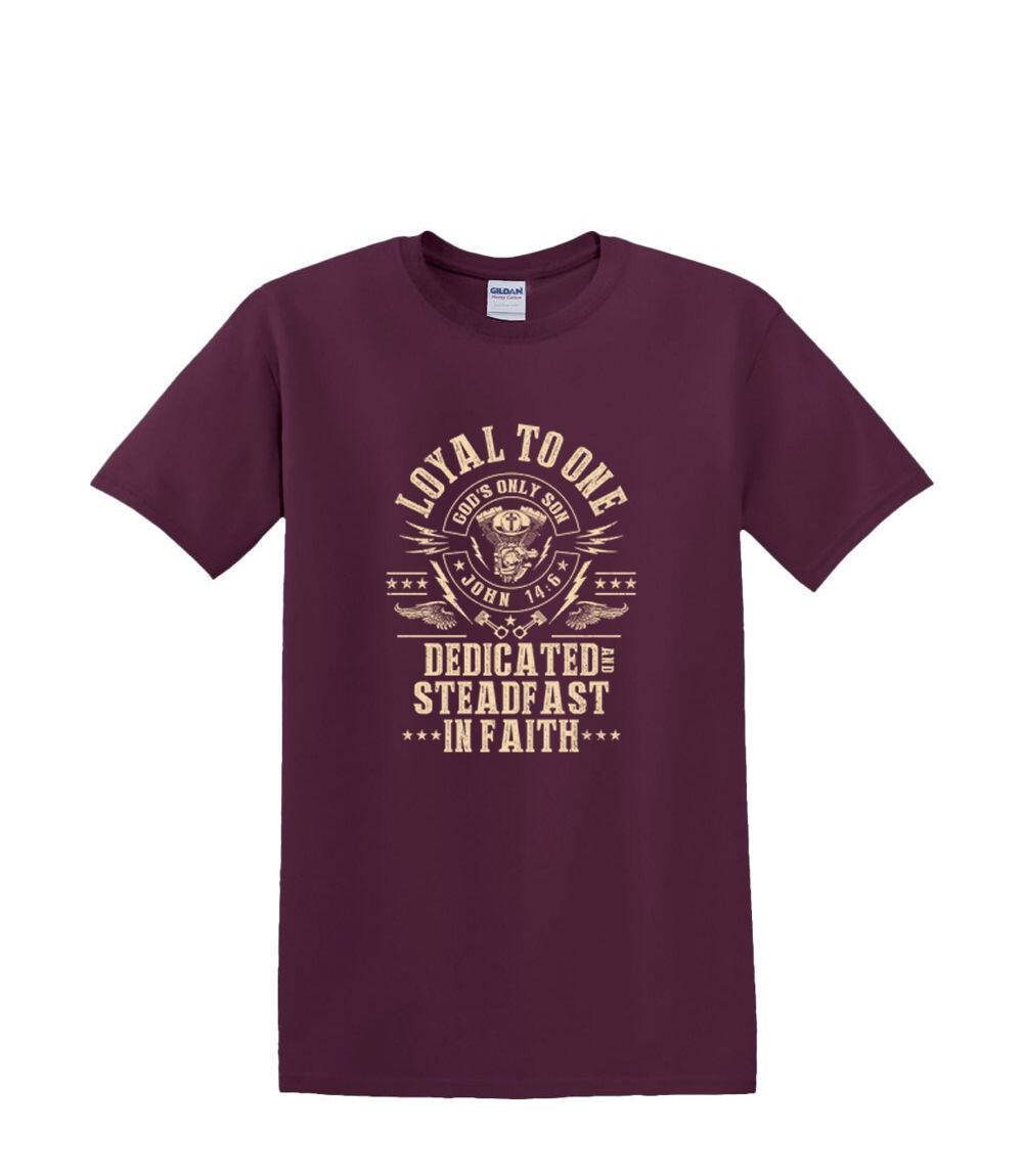 S to 2XL 3XL - LOYAL TO ONE - Faith Religion Fun Humor Work Fun Adult gallery