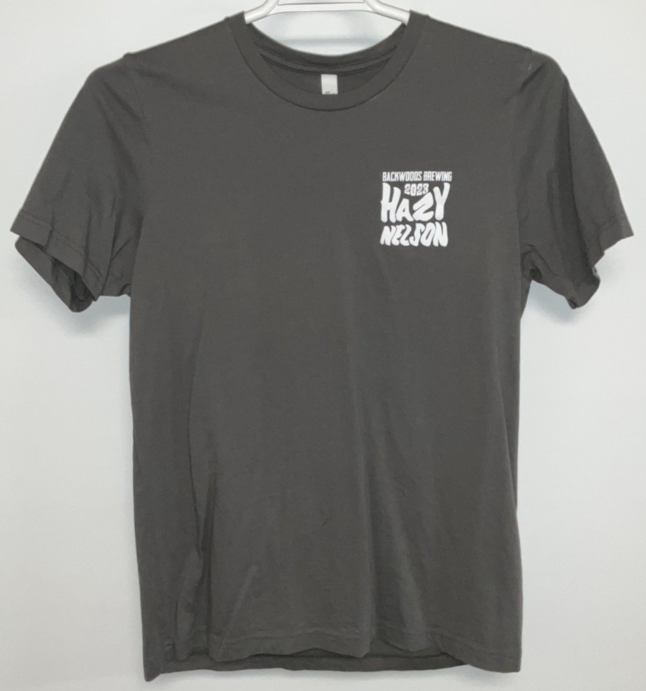 Backwoods Brewing Short Sleeve T-Shirt Men’s Large Gray