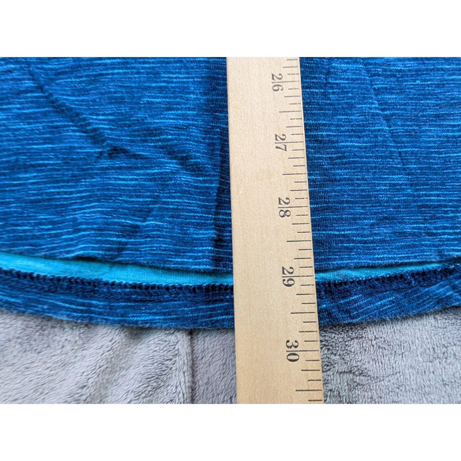 Hollister Mens Large Blue Space Dye Tank Top Geometric Pocket Tribal Trim Cotton gallery
