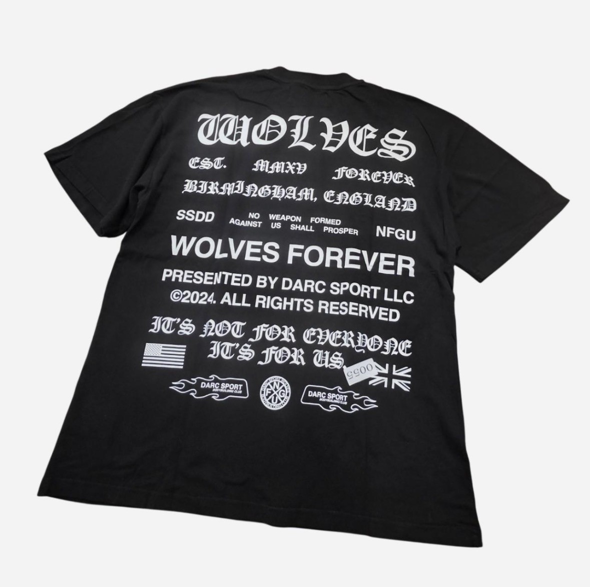 Darc Sport Wolves Forever UK Premium Tee Size Large BNWT gallery