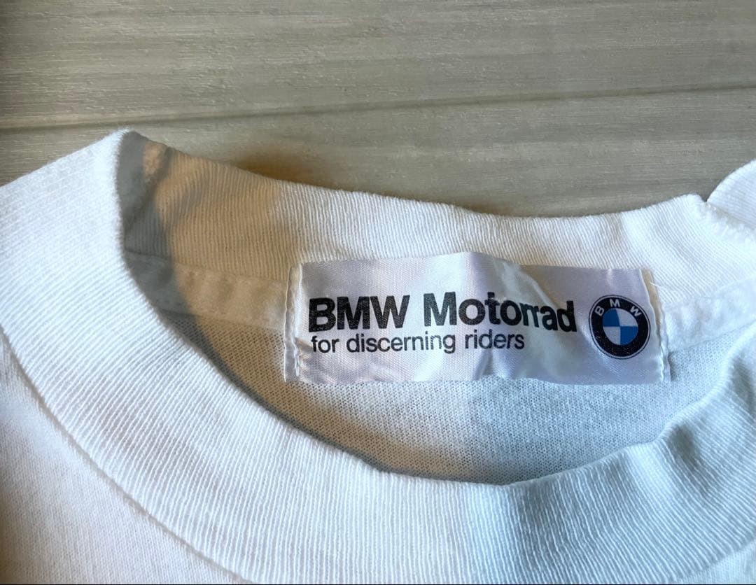 BMW Motorrad Vintage Motorcycle T-Shirt White 90s 20s Free Size gallery