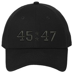 Trump Only 45/47 Embroidered New Era Brand One Size Fits Most Base Ball Hat