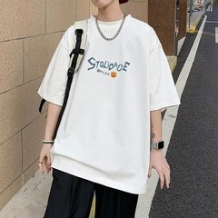 Men Oversized T-Shirt Drop Shoulder Graphic Tee 8XL Loose Plus Size Rabbit Print