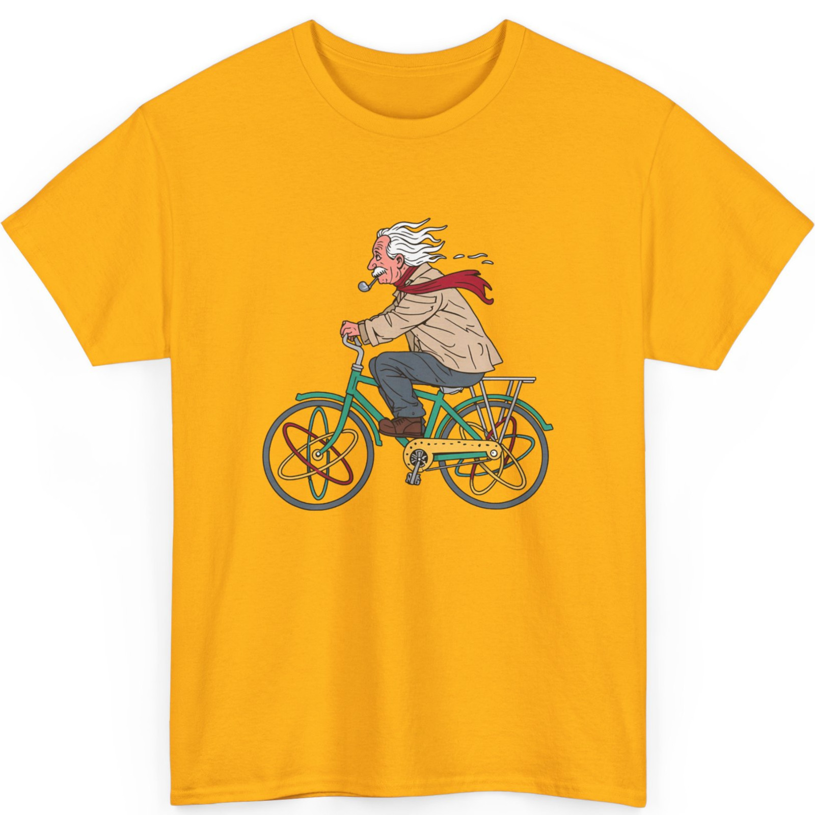 Atomic Bicycle Science Professor Men Kids Chemistry T-Shirt gallery