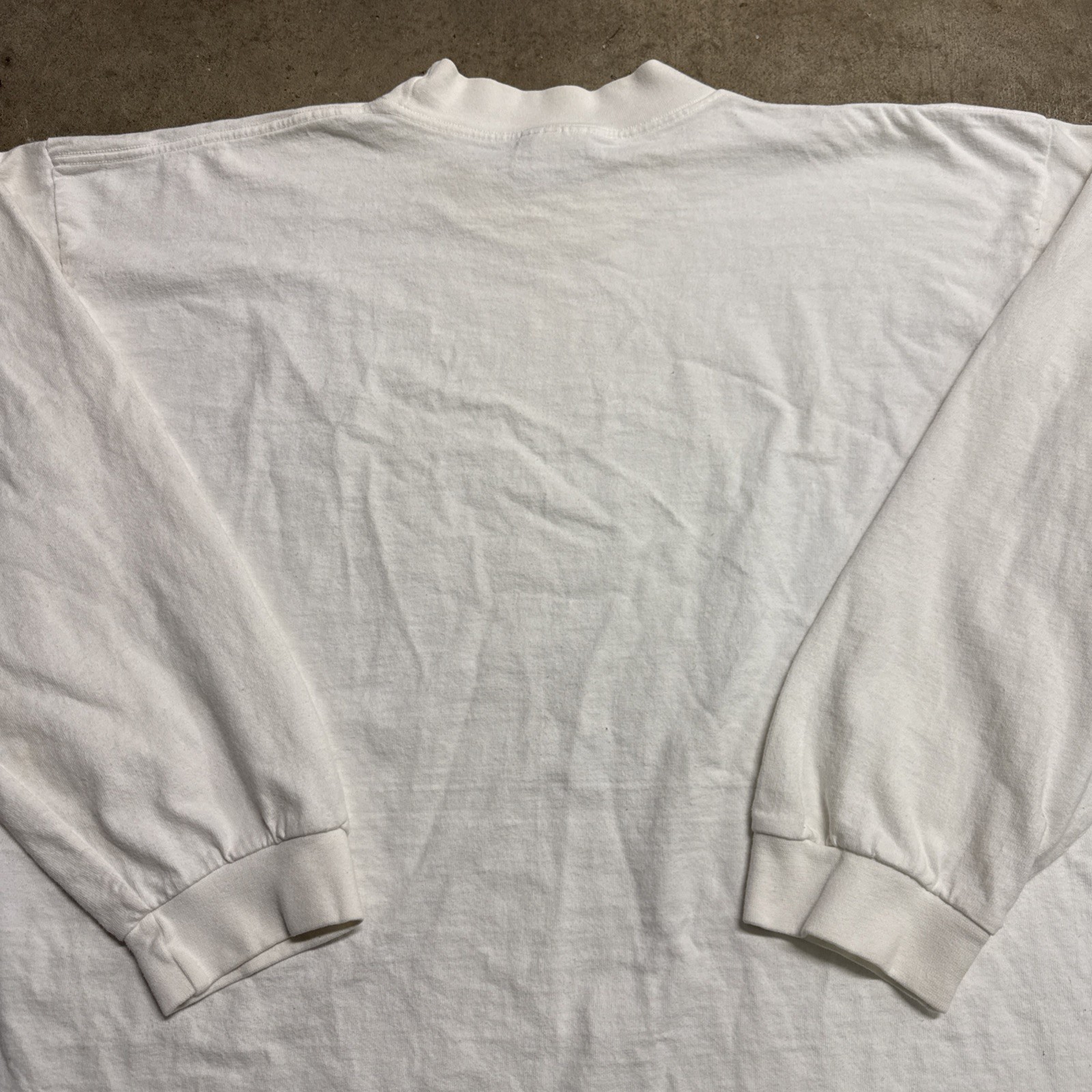 Vintage Nike Shirt Mens 2XL White Long Sleeve Mock Neck Swoosh ACG Thermal USA gallery
