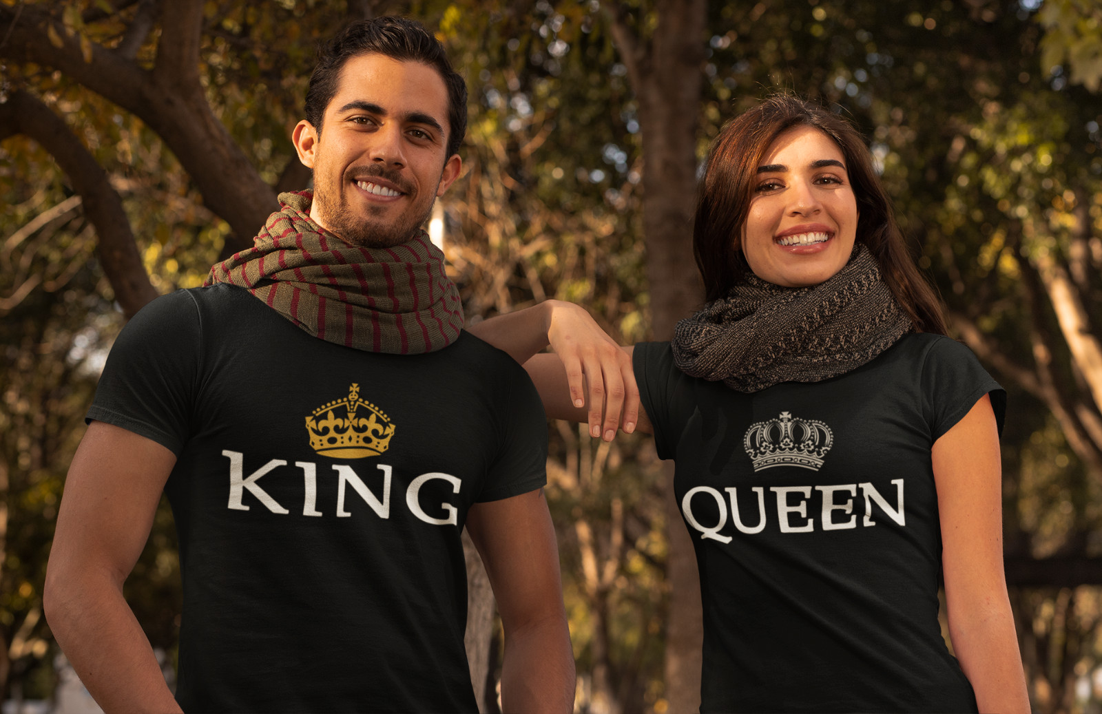 King & Queen Couple Matching T-shirts Princess Princess the Best Couple Black gallery