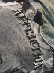 vintage XL Affliction Puppet Master t-shirt skeleton god and devil.