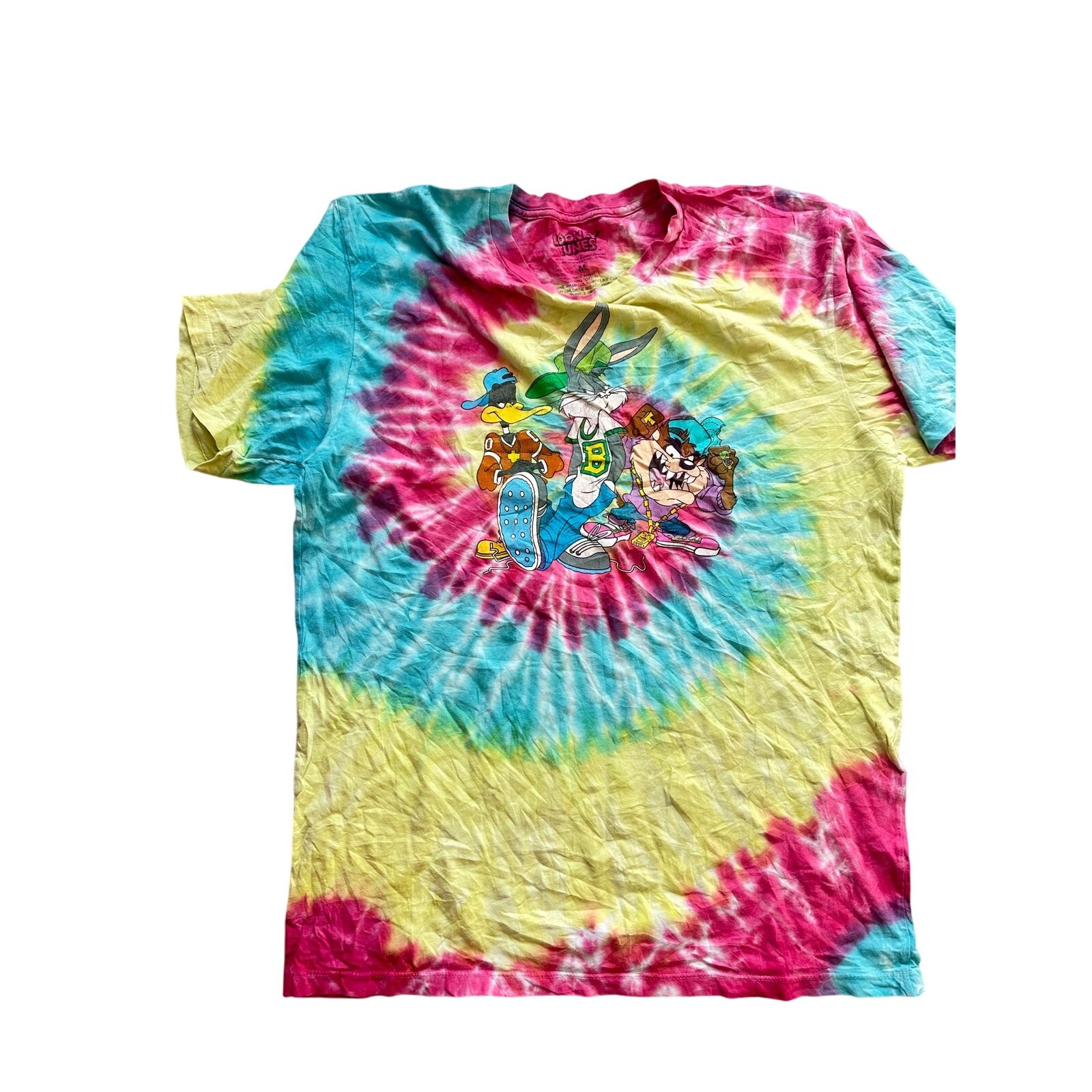 Looney Tunes 90s Hip Hop Dye T-Shirt – Size Medium