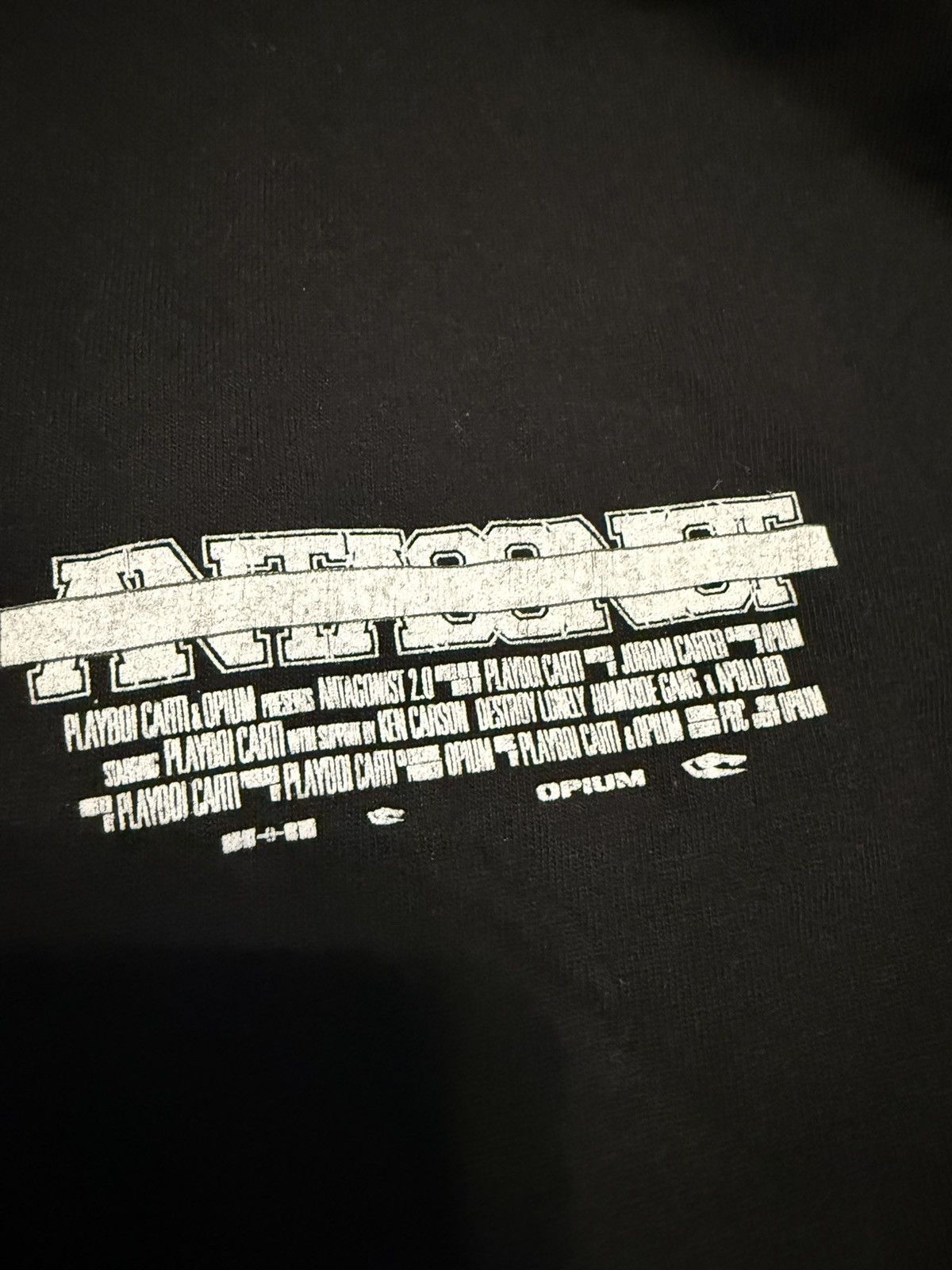 Playboi Carti Antagonist 2.0 Tour Longsleeve XXL gallery