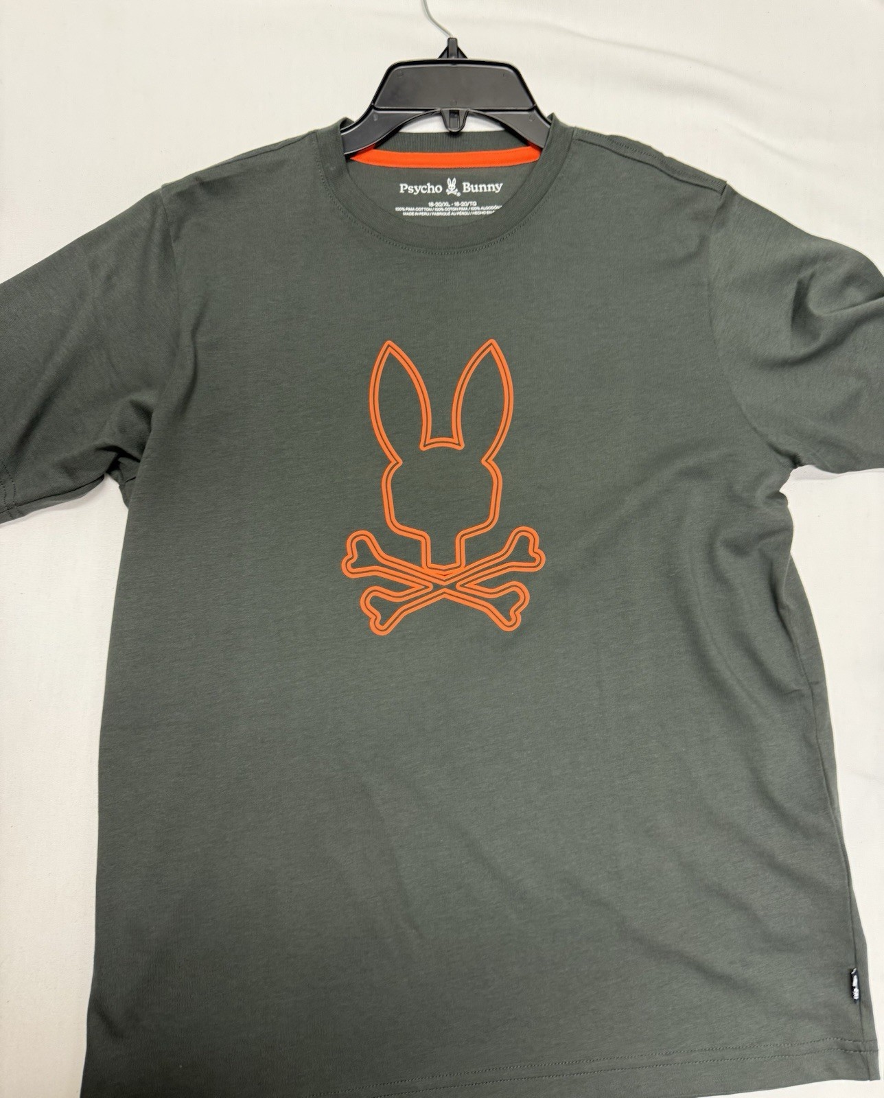 Psycho Bunny KIDS RICHARDSON GRAPHIC TEE Urban Chic Pima Cotton XL 18-20 NEW gallery