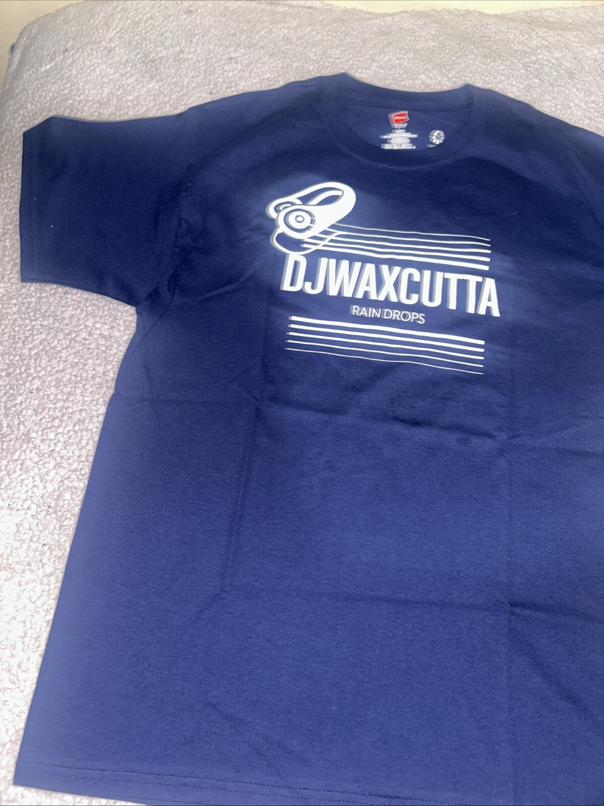 Hanes 2135Z0 T-Shirt for Men, Size L - Blue gallery