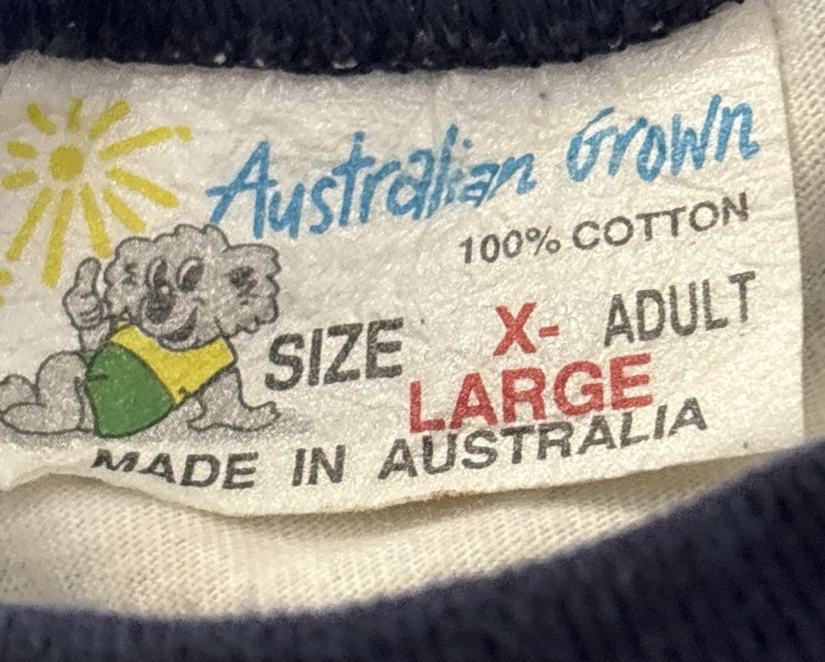 Vintage 1990s Australian Grown Australia AOP Kangaroo Koala Sun T-Shirt Size XL gallery