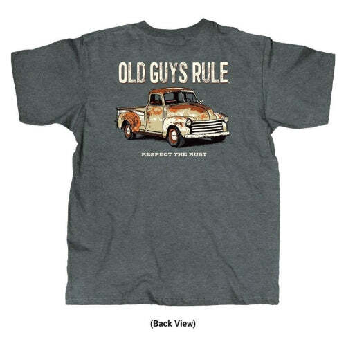OLD GUYS RULE Men's S/S T-Shirt RUSTY TRUCK - DRH - Large - NWT - LAST ONE LEFT gallery