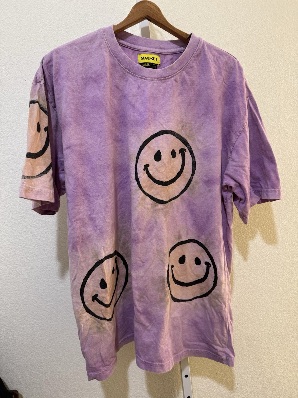 Men's Market x Smiley (Chinatown Market) Array Face Sun Tie-Dye T-Shirt - XL gallery