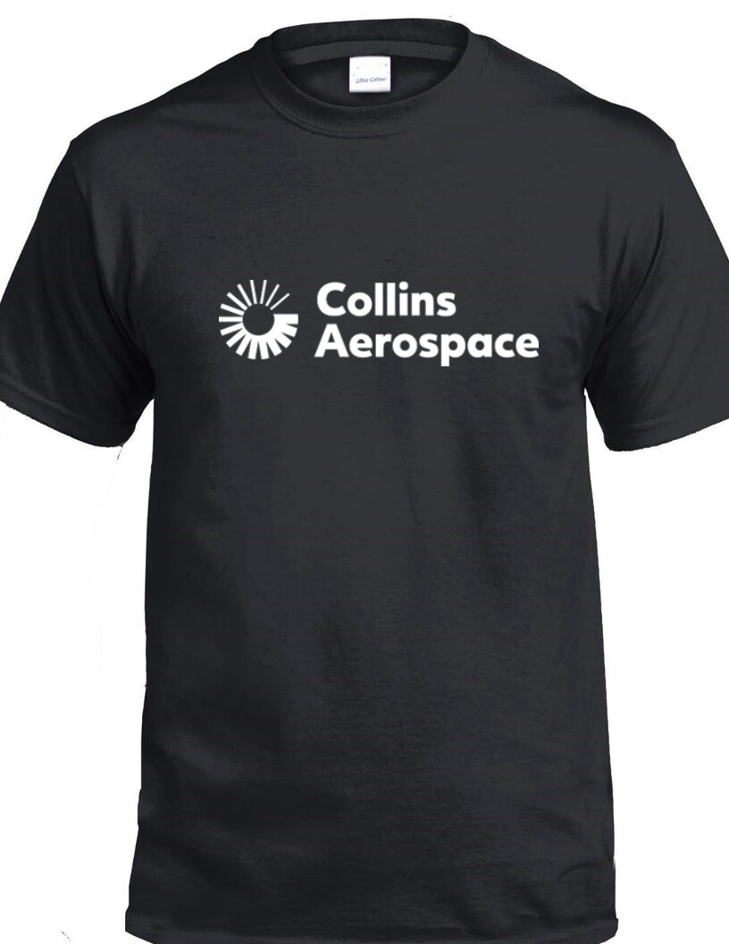 Collins Aerospace Retro Logo T-shirt Defunct Avionics Developer Airline Fly Tee gallery