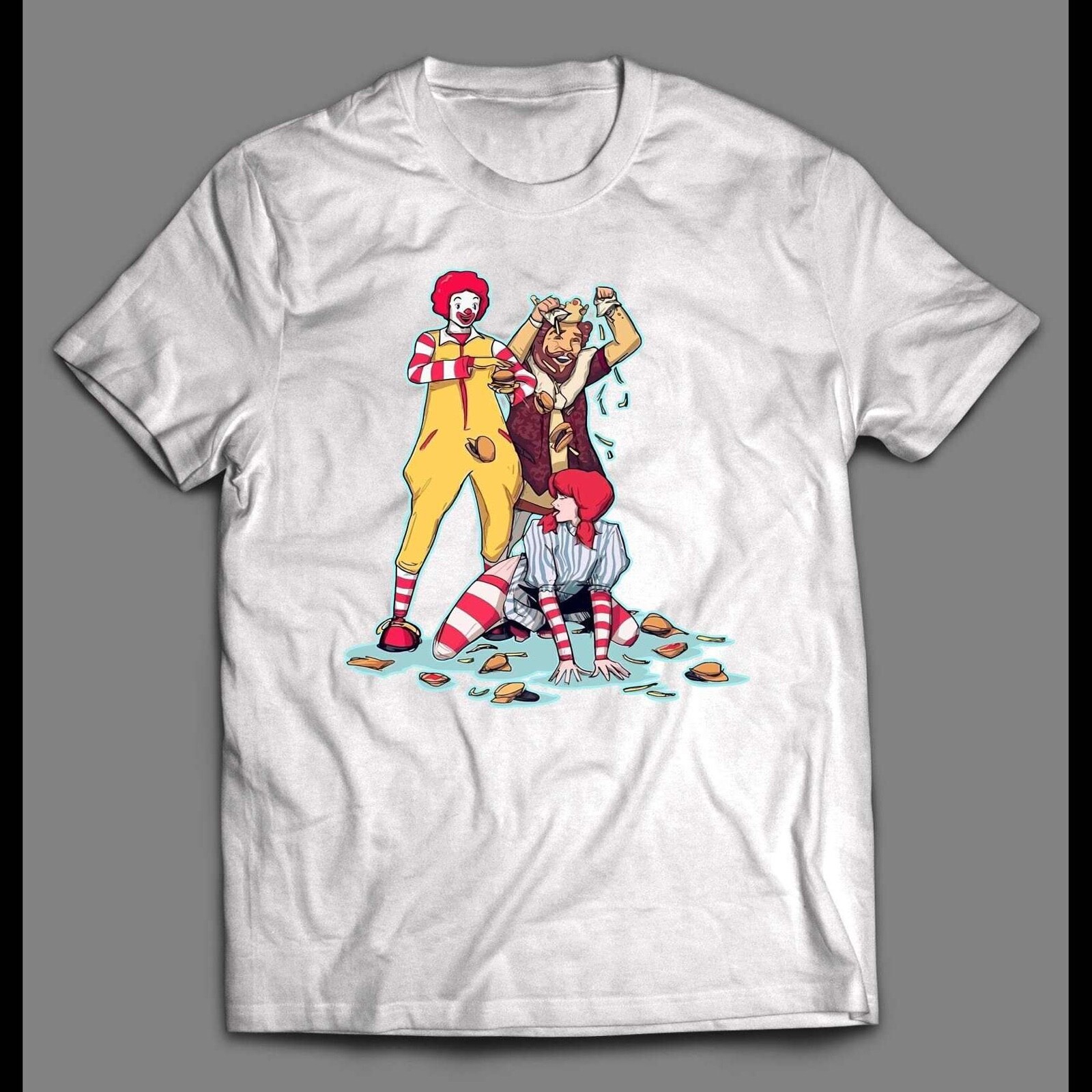 FAST FOOD STRIP CLUB PARODY HIGH QUALITY MENS SHIRT gallery
