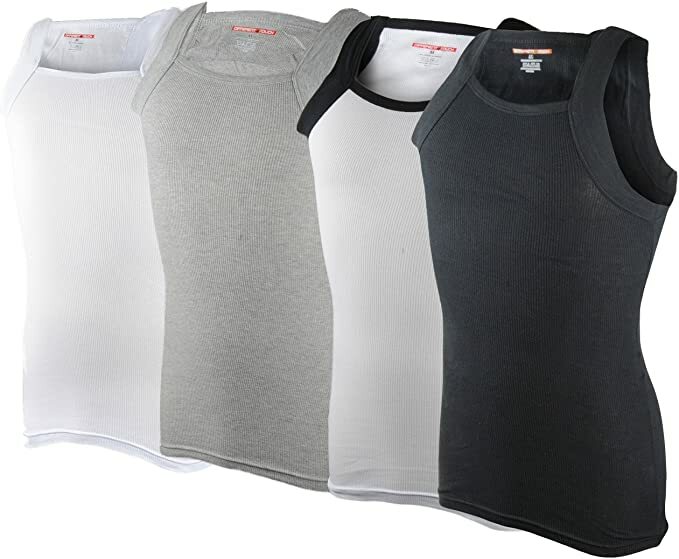 Different Touch Men's G-unit Style Tank Tops Square Cut Muscle A-Shirts gallery