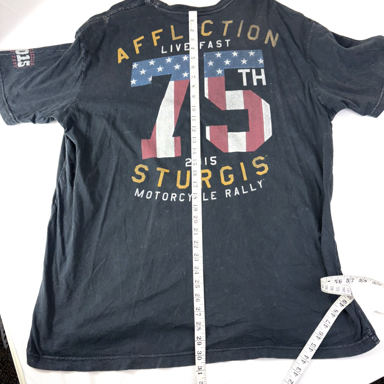 Affliction Sturgis 75th Annual 2015 Black Hills Motorcycle Rally Mens Shirt 2XL gallery