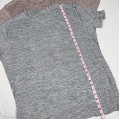 7 Diamonds Core Crew Men 2 Pack Micro Stripe Performance T-Shirt Grey Pink Large