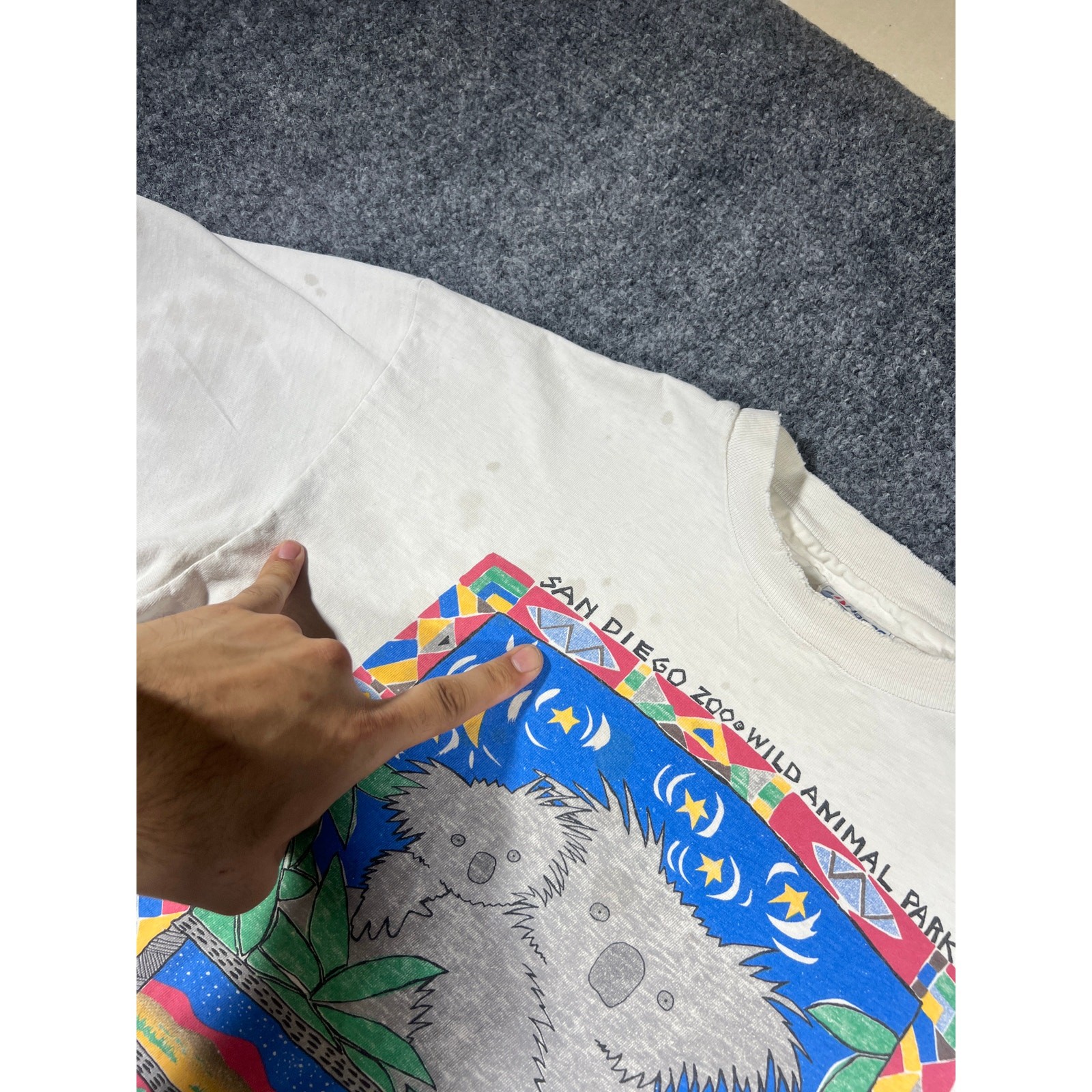 Vintage 80s San Diego Zoo Koala T-Shirt XL gallery