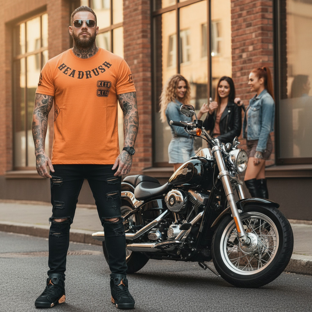 *HEADRUSH* (Orange) ~The Chosen Few~ Short Sleeve T-Shirts gallery