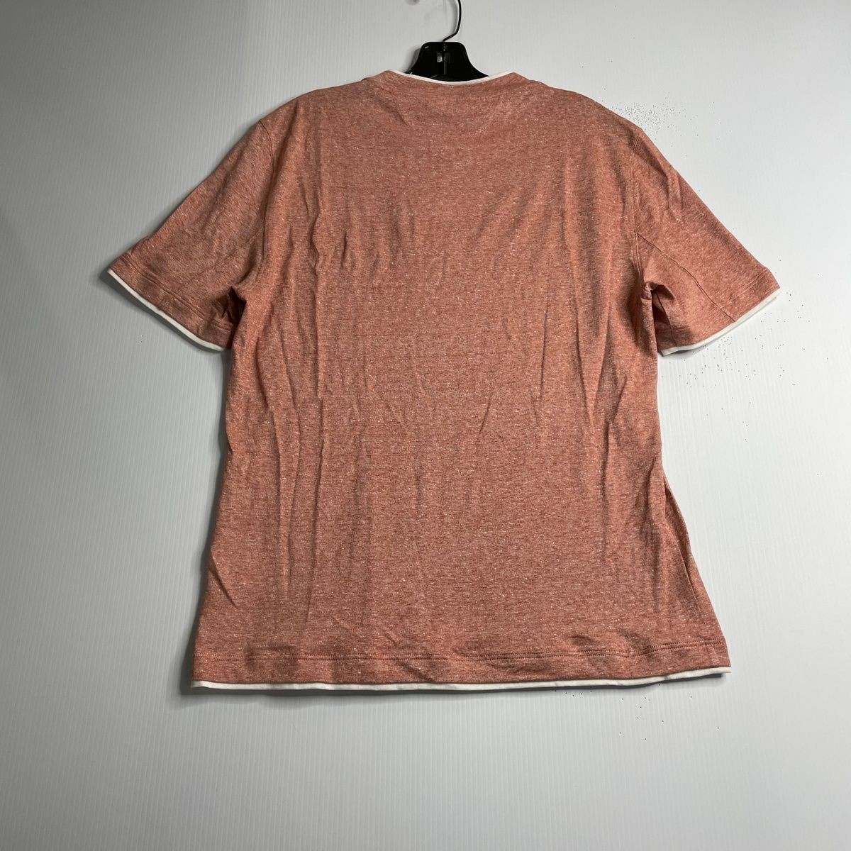BRUNELLO CUCINELLI Faux Layering T-Shirt Men's Size M Pink gallery